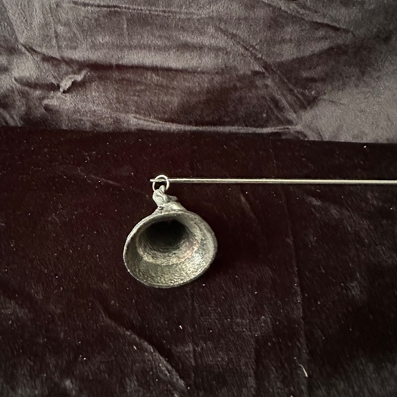 Vintage Pewter Christmas Santa candle snuffer - Picture 3 of 7